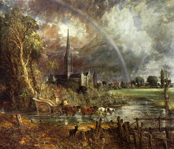 John Constable Salisbury Cathedral from the Meadows2